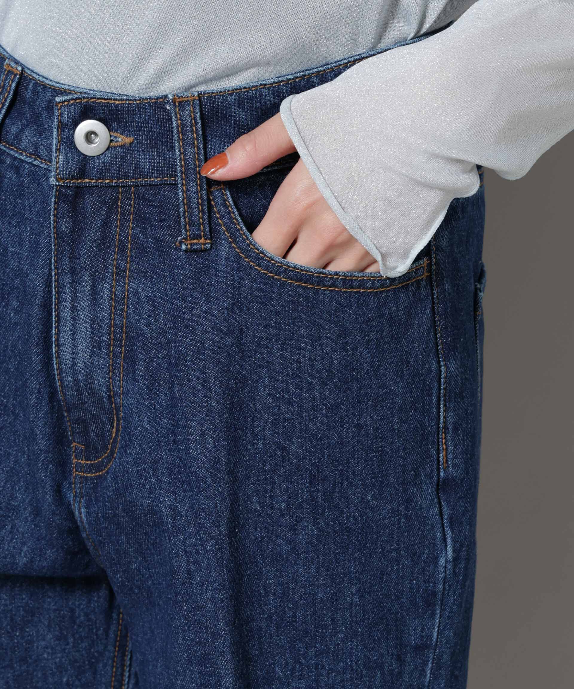 nano･universe「センタープレスデニム」|チノ|