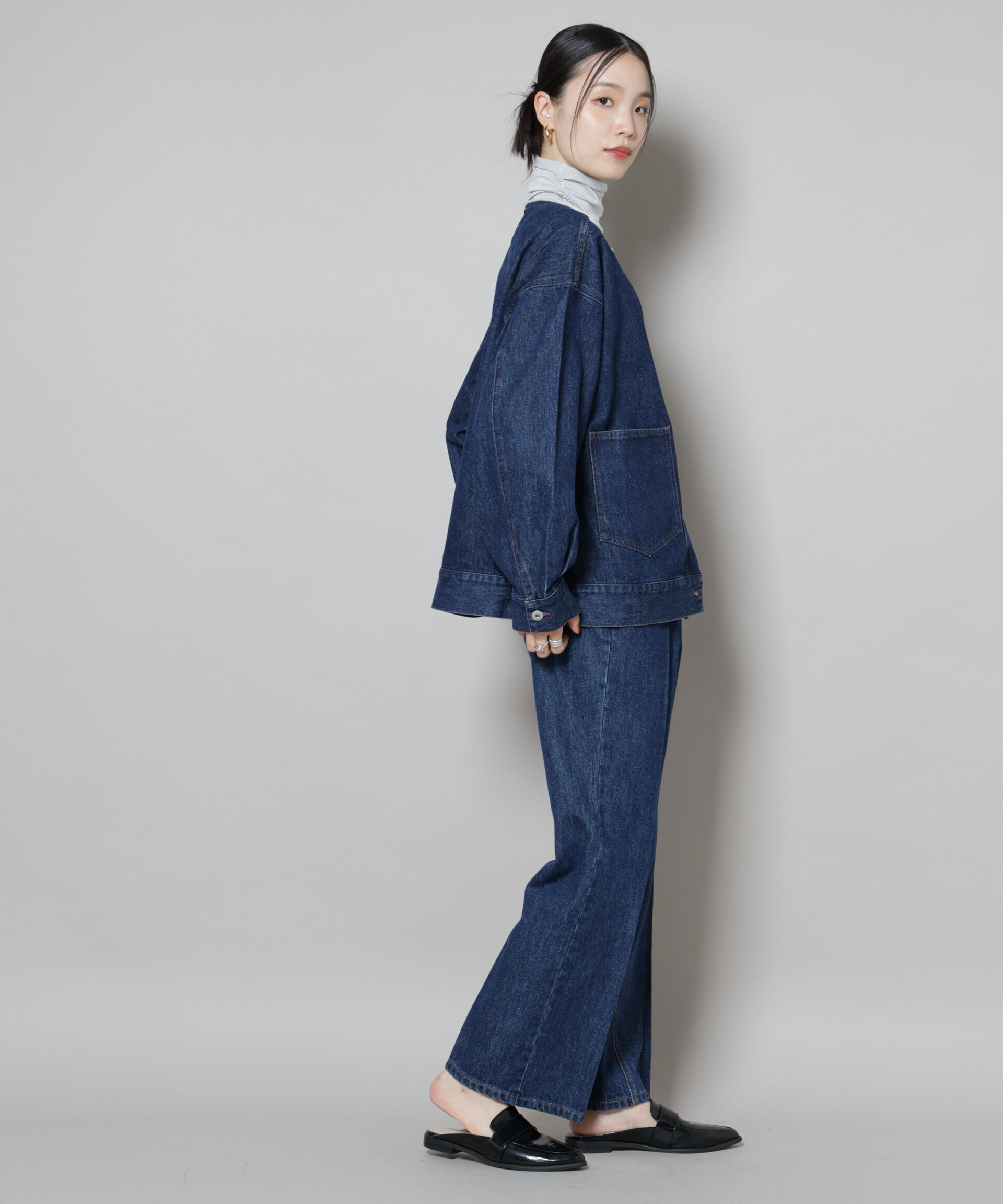 nano･universe「センタープレスデニム」|チノ|