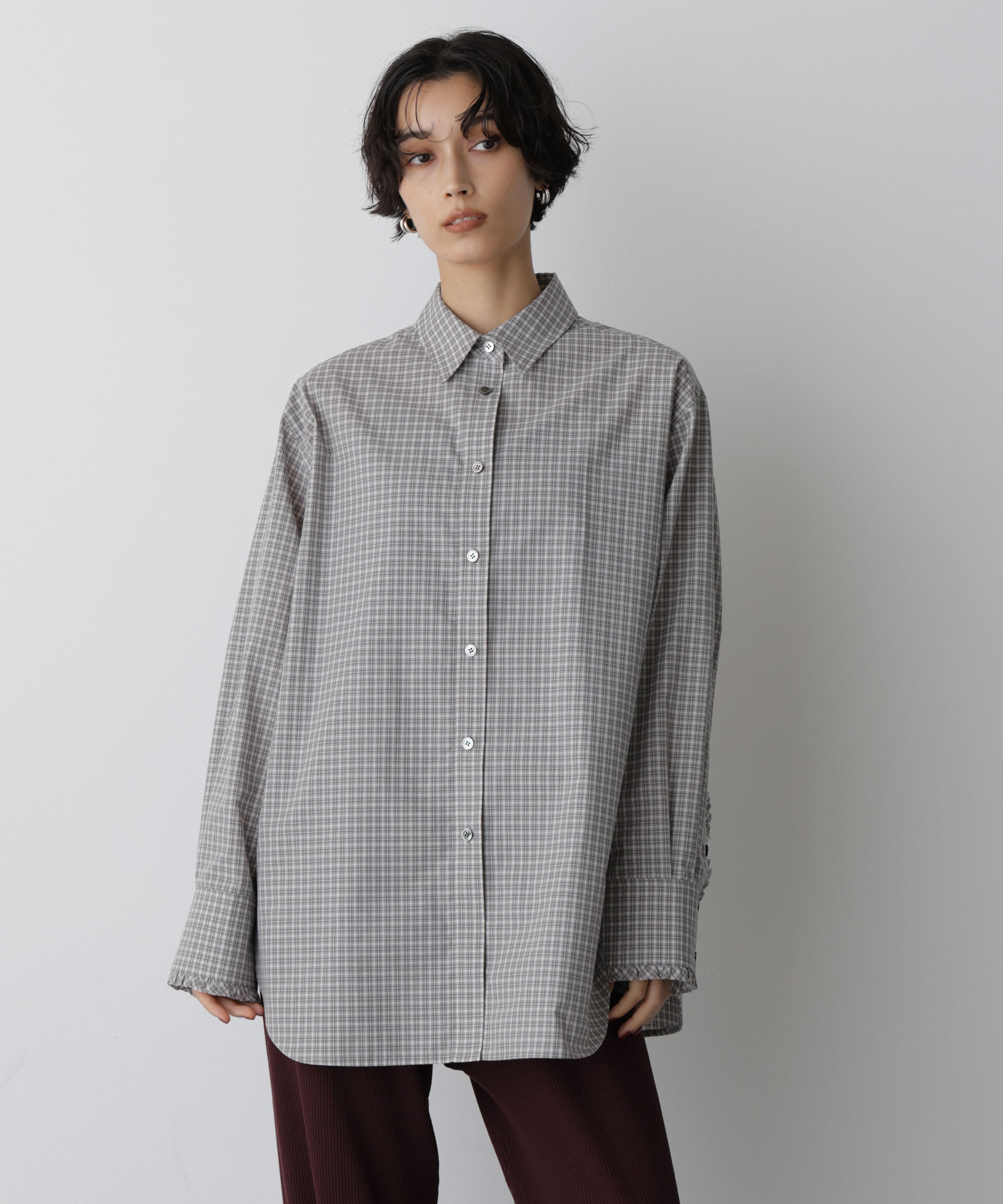  「「STEVELOUR」モダンプレッピーシャツ」|シャツ・ブラウス|