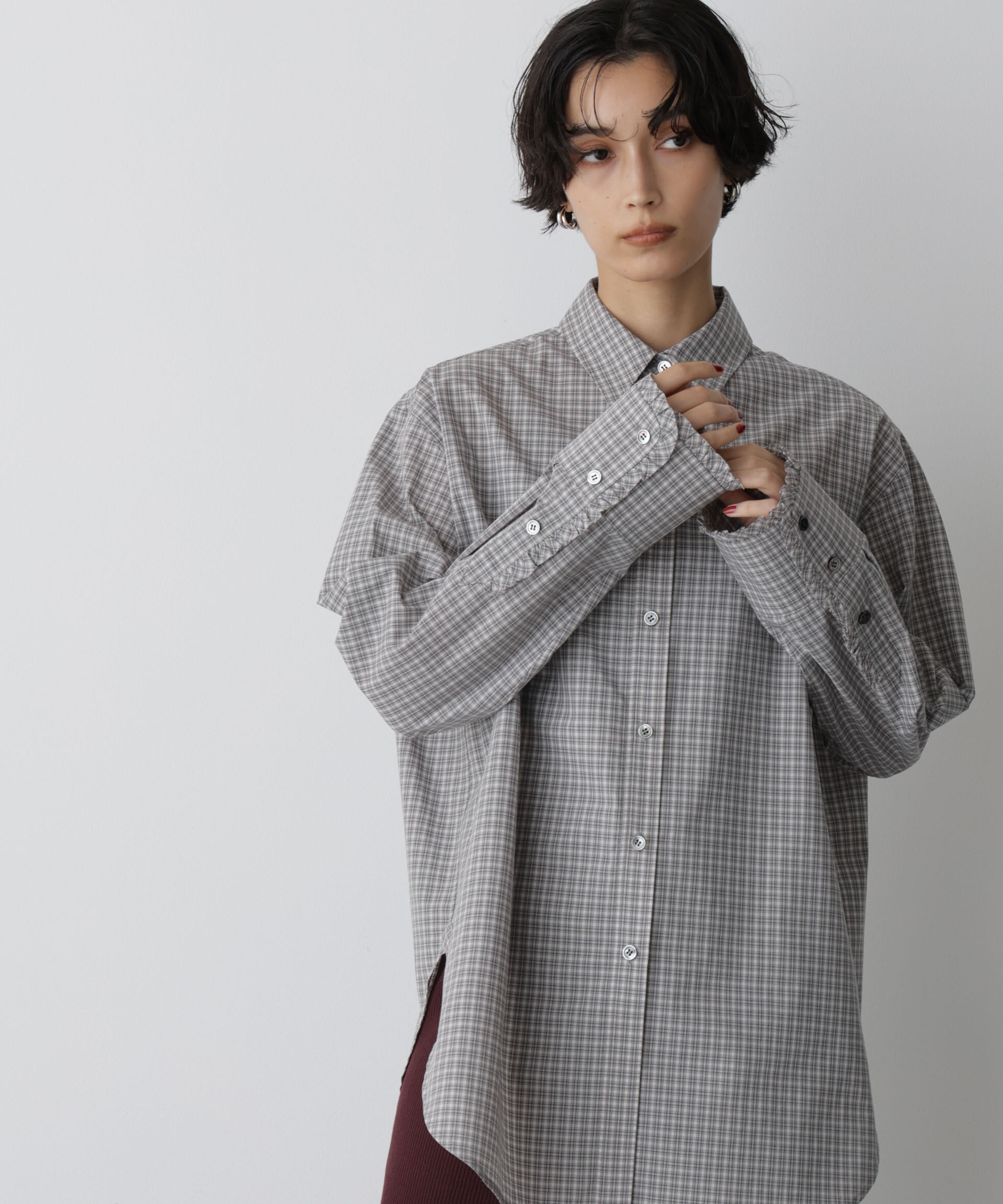  「「STEVELOUR」モダンプレッピーシャツ」|シャツ・ブラウス|