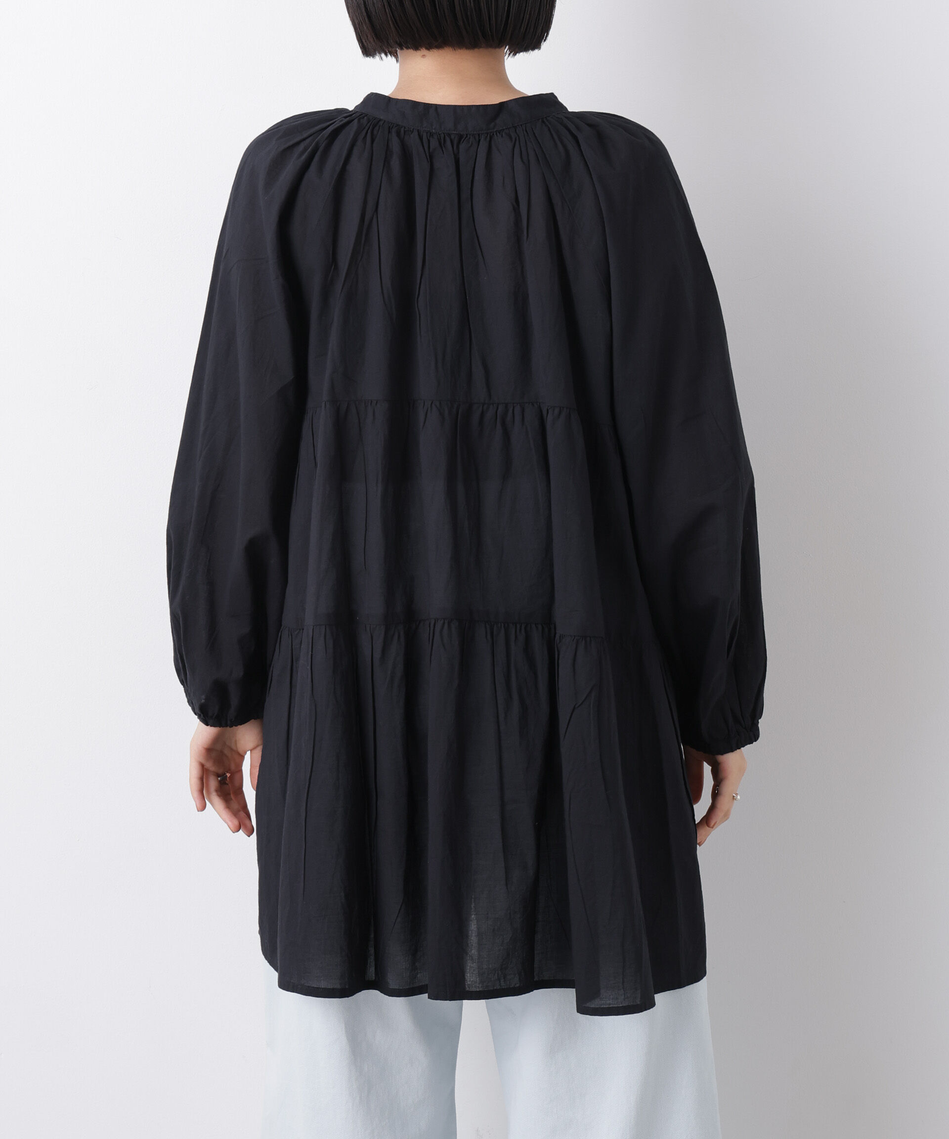 nano･universe「made in INDIA ティアードチュニックブラウス」|シャツ・ブラウス|