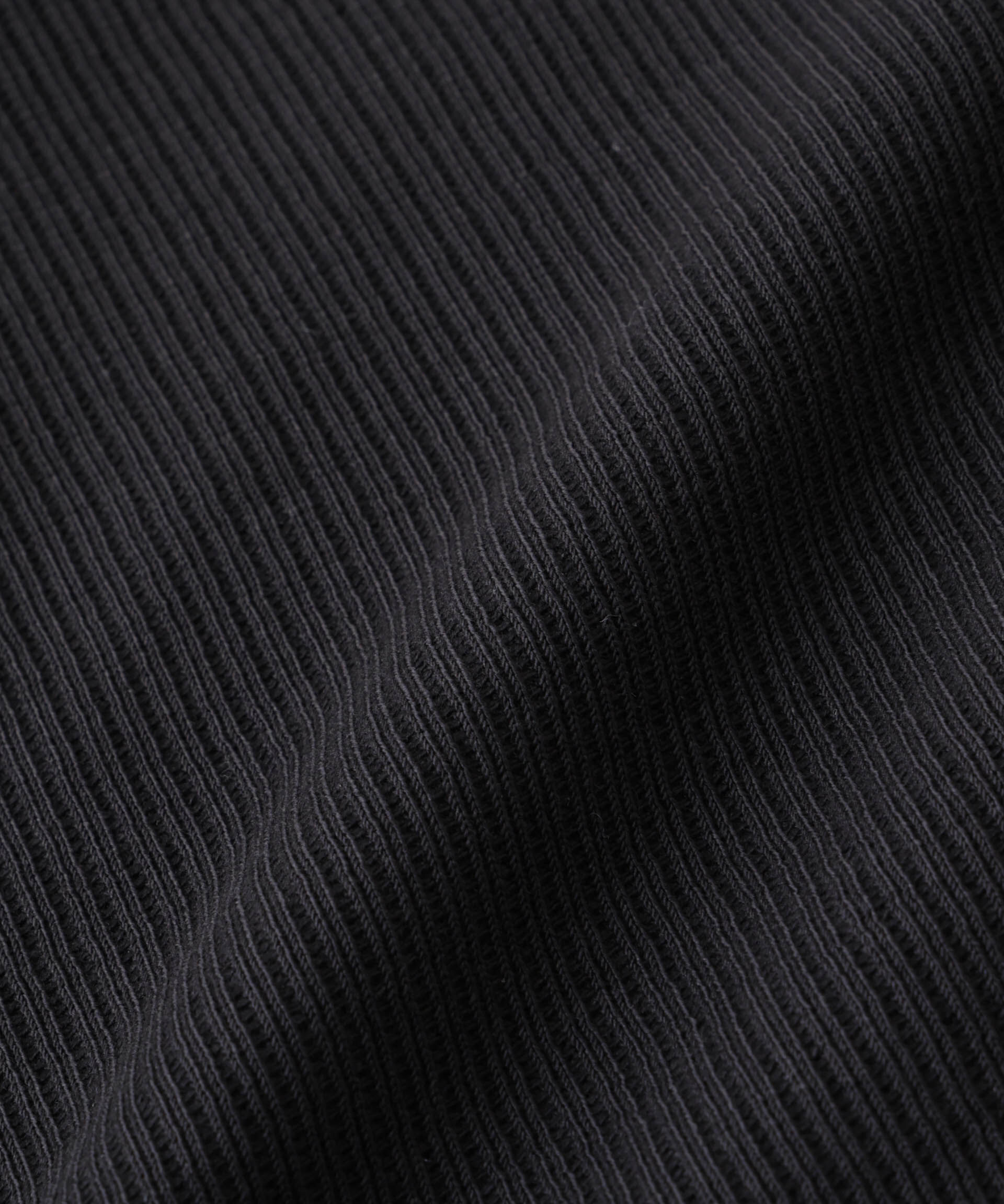 nano･universe「｢ASSEMBLANC｣ ドロップニードルリブ ヘンリーネック」|Tシャツ・カットソー|