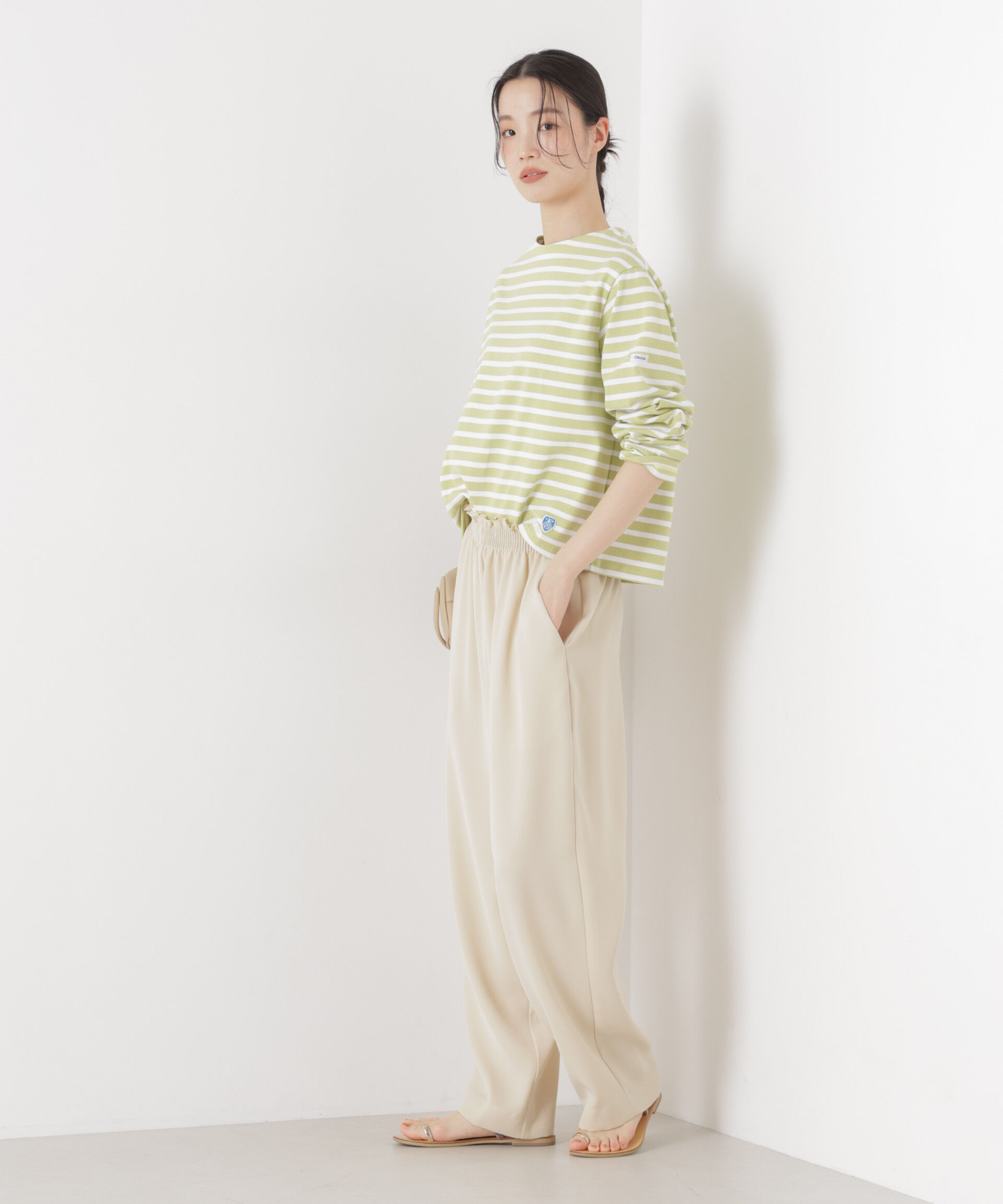 nano･universe「ORCIVAL/CREW NECK L/S P.O.」|Tシャツ・カットソー|