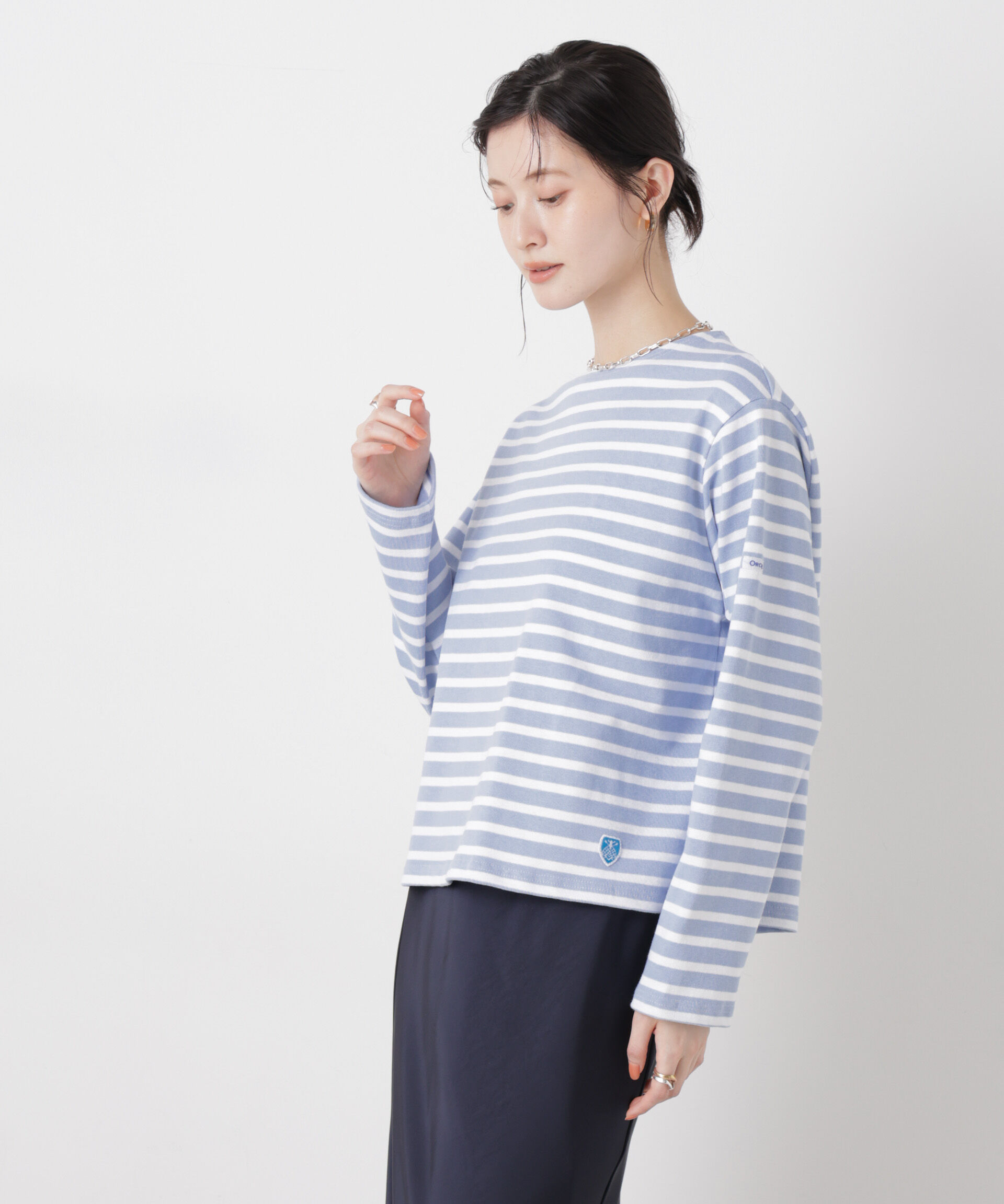 nano･universe「ORCIVAL/CREW NECK L/S P.O.」|Tシャツ・カットソー|