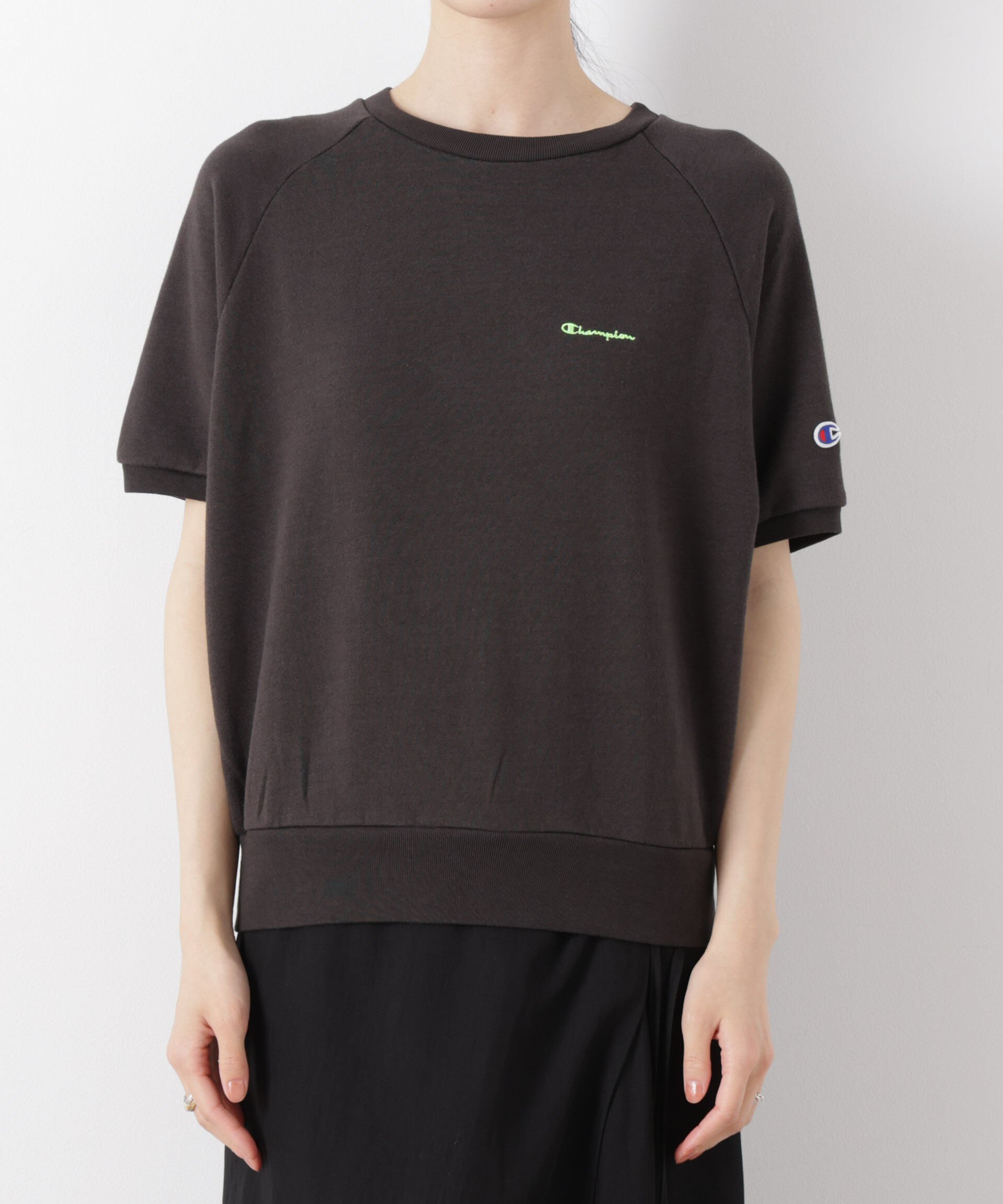 nano･universe「Champion/SHORT SLEEVE SWEATSHIRT」|Tシャツ・カットソー|