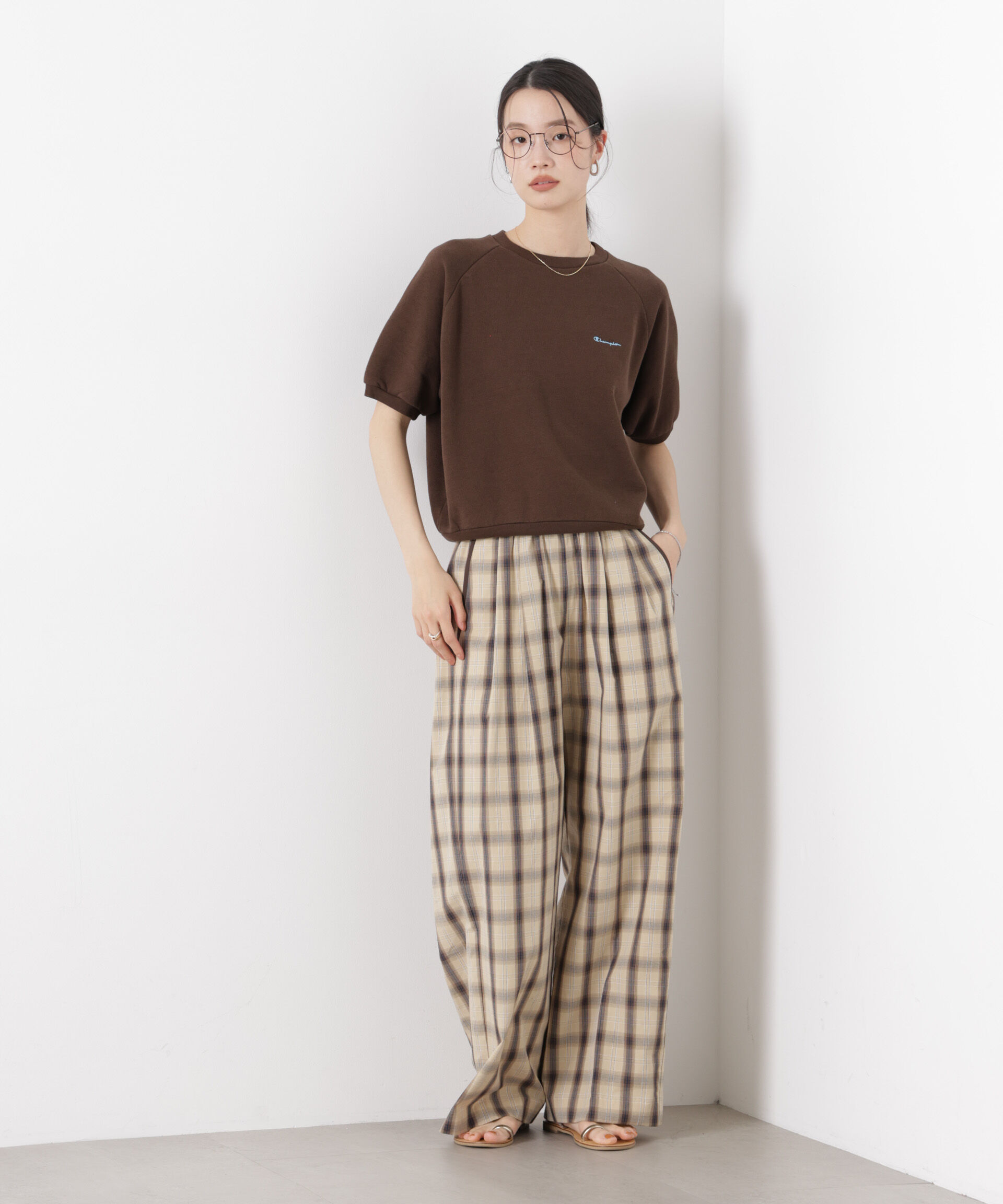 nano･universe「Champion/SHORT SLEEVE SWEATSHIRT」|Tシャツ・カットソー|