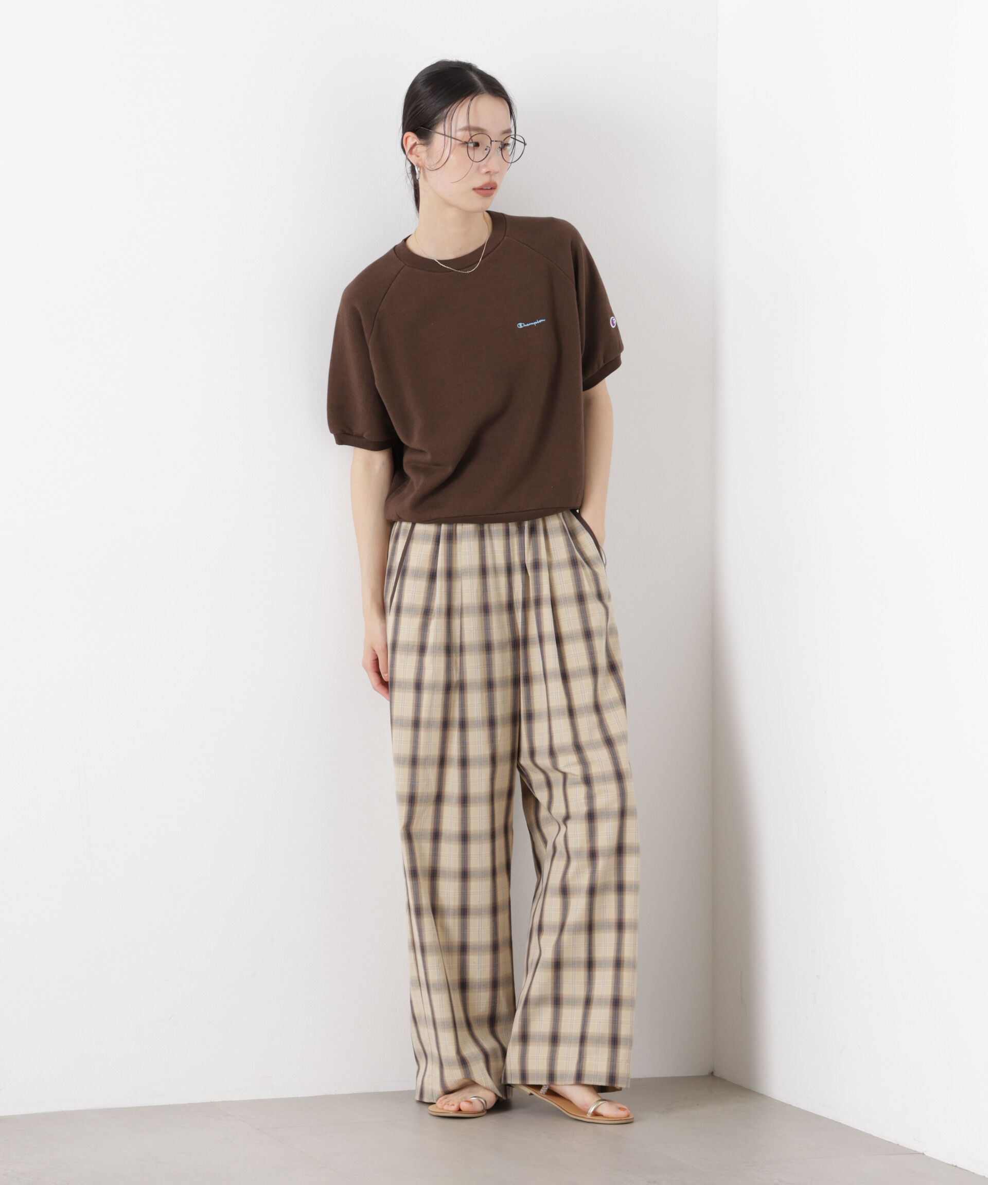 nano･universe「Champion/SHORT SLEEVE SWEATSHIRT」|Tシャツ・カットソー|