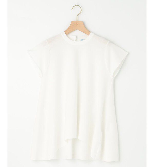 組曲「【WEB限定カラーあり】バックフレアニットTシャツ」|ニット・セーター|