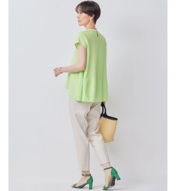 組曲「【WEB限定カラーあり】バックフレアニットTシャツ」|ニット・セーター|