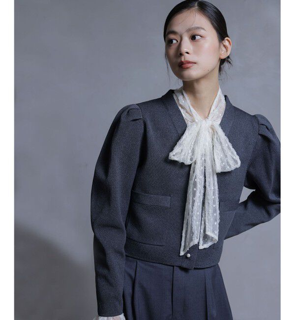 組曲「【前後着用可】チュールフリル ブラウス」|シャツ・ブラウス|