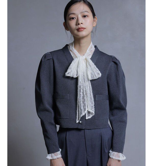 組曲「【前後着用可】チュールフリル ブラウス」|シャツ・ブラウス|