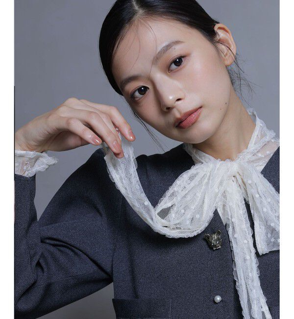 組曲「【前後着用可】チュールフリル ブラウス」|シャツ・ブラウス|