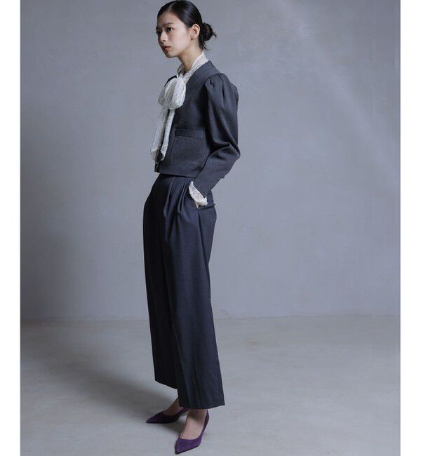 組曲「【前後着用可】チュールフリル ブラウス」|シャツ・ブラウス|