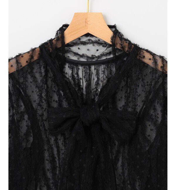 組曲「【前後着用可】チュールフリル ブラウス」|シャツ・ブラウス|