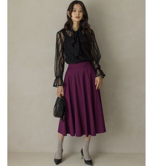 組曲「【前後着用可】チュールフリル ブラウス」|シャツ・ブラウス|