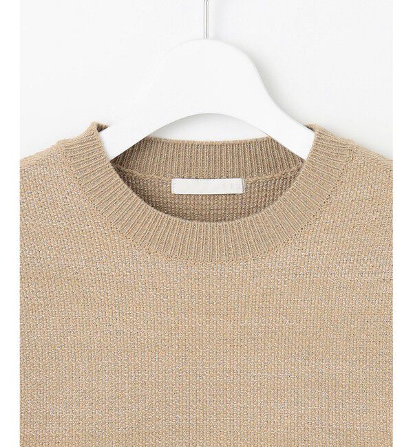 自由区「【洗える】シャイニーツイードプルオーバー ニット」|ニット・セーター|