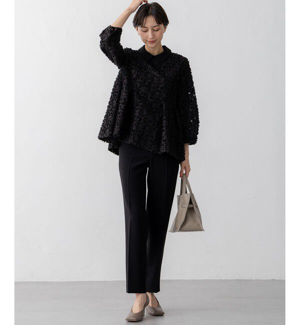 23区「【セットアップ対応/VERY掲載】トリアセダブルジョーゼット パンツ」|その他|