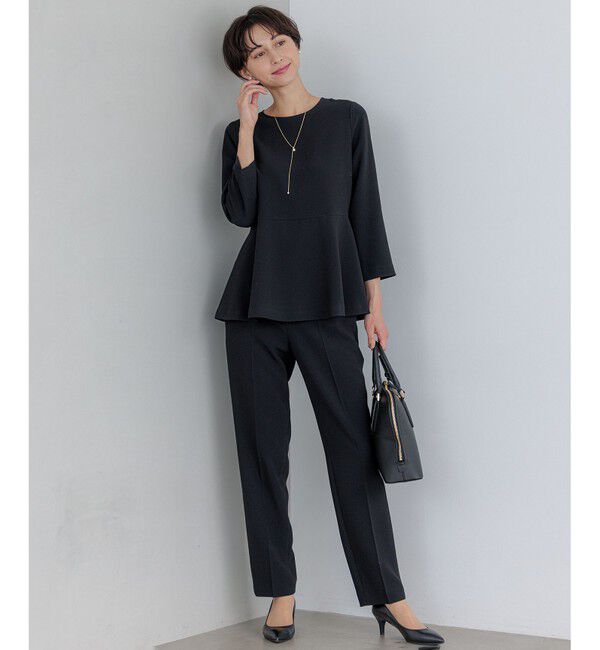 23区「【セットアップ対応/VERY掲載】トリアセダブルジョーゼット パンツ」|その他|