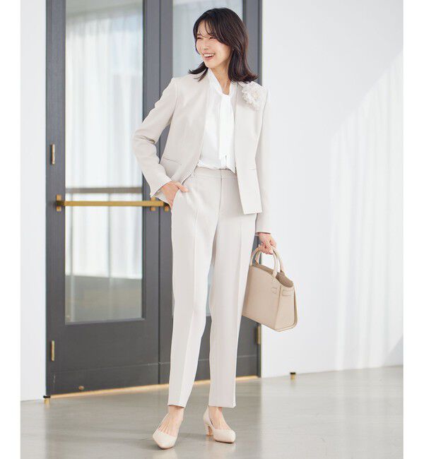 23区「【セットアップ対応/VERY掲載】トリアセダブルジョーゼット パンツ」|その他|