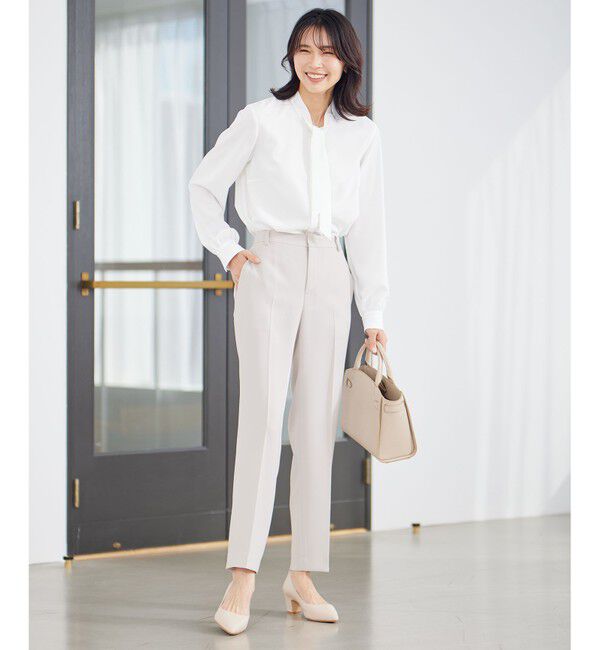 23区「【セットアップ対応/VERY掲載】トリアセダブルジョーゼット パンツ」|その他|