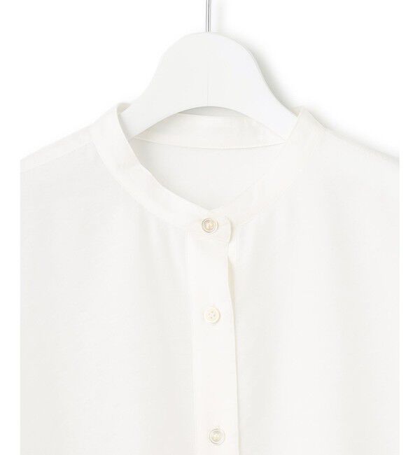 23区「【好評につき新色追加/洗える】イレギュラーヘム シアー ブラウス」|シャツ・ブラウス|