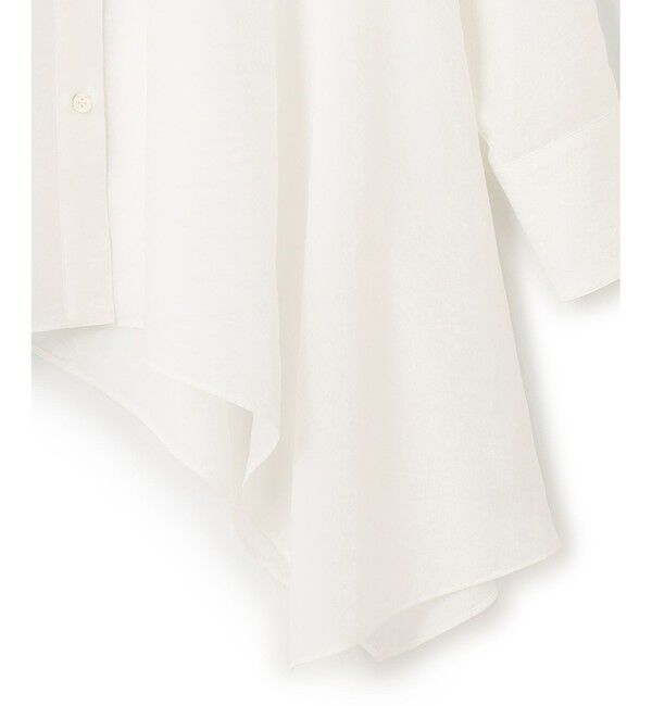 23区「【好評につき新色追加/洗える】イレギュラーヘム シアー ブラウス」|シャツ・ブラウス|