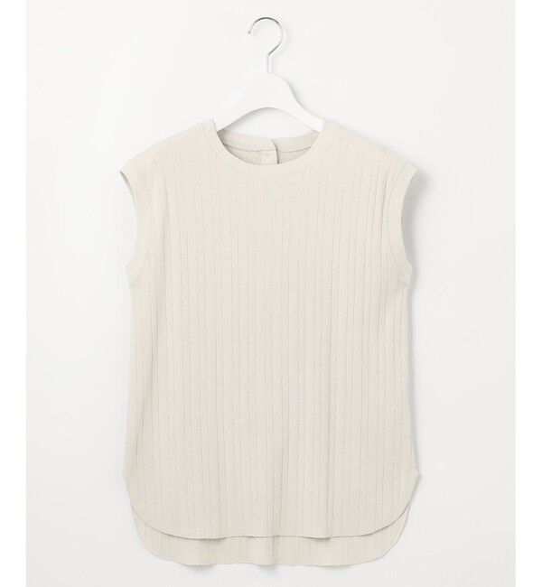 23区「【SLOW/一部店舗限定】ランダムリブフライス フレンチスリーブ カットソー」|Tシャツ・カットソー|