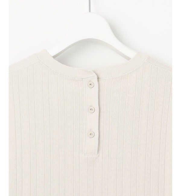 23区「【SLOW/一部店舗限定】ランダムリブフライス フレンチスリーブ カットソー」|Tシャツ・カットソー|