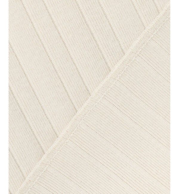 23区「【SLOW/一部店舗限定】ランダムリブフライス フレンチスリーブ カットソー」|Tシャツ・カットソー|