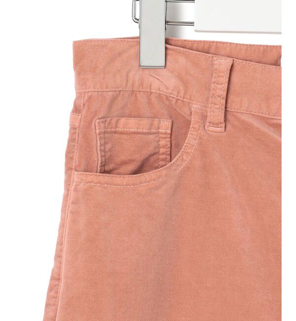 23区「【洗える】23区DENIM ベルベットストレッチ ワイドパンツ」|その他|