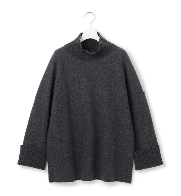 23区「【新色追加】ボイルドウールコンビニット チュニック」|ニット・セーター|