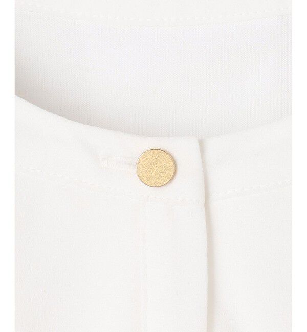 23区「【洗える】ジョーゼットフリル ブラウス」|シャツ・ブラウス|