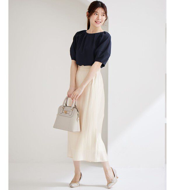 any SiS「【洗える】ソフトグリッターペンシル スカート」|スカート|