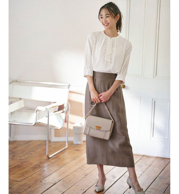 any SiS「【洗える】ソフトグリッターペンシル スカート」|スカート|