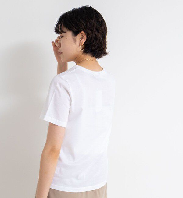 NOLLEY'S sophi「シルケット天竺フロッキーロゴTシャツ」|Tシャツ・カットソー|