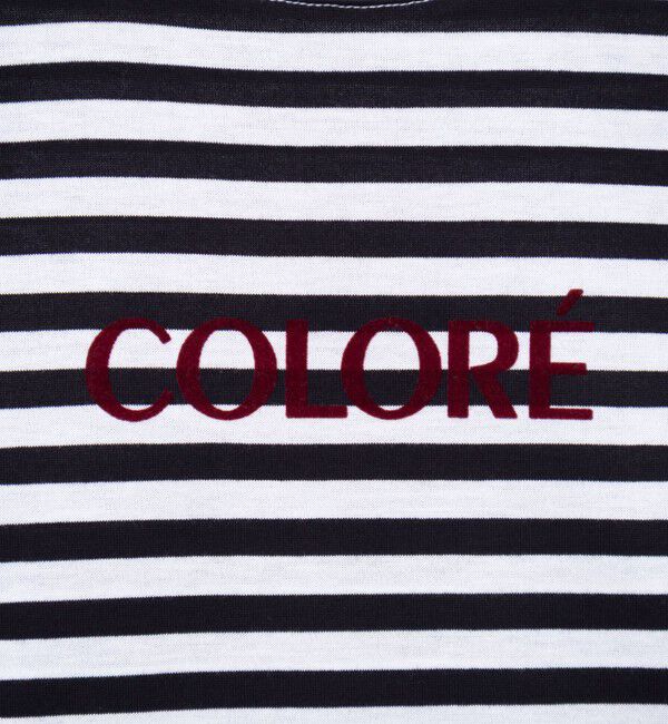 NOLLEY'S sophi「シルケット天竺フロッキーロゴTシャツ」|Tシャツ・カットソー|