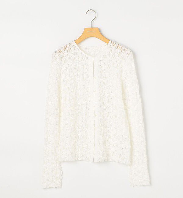 NOLLEY'S sophi「ウォッシャブルストレッチレース両前カーディガン」|カーディガン|