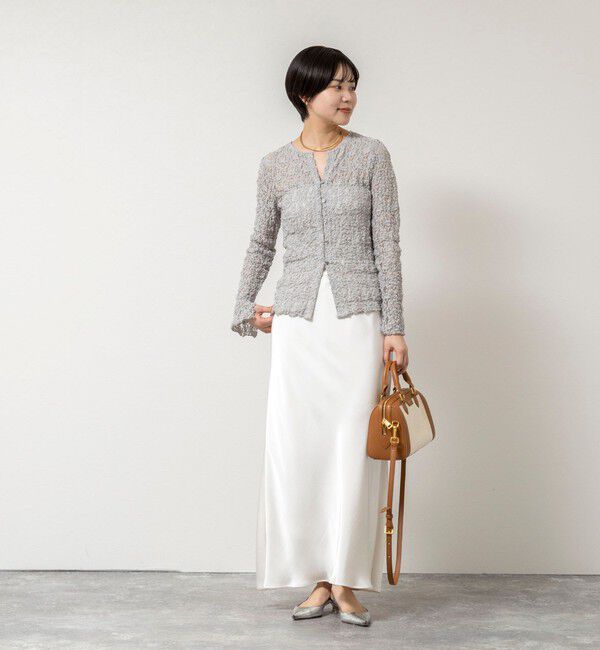 NOLLEY'S sophi「ウォッシャブルストレッチレース両前カーディガン」|カーディガン|
