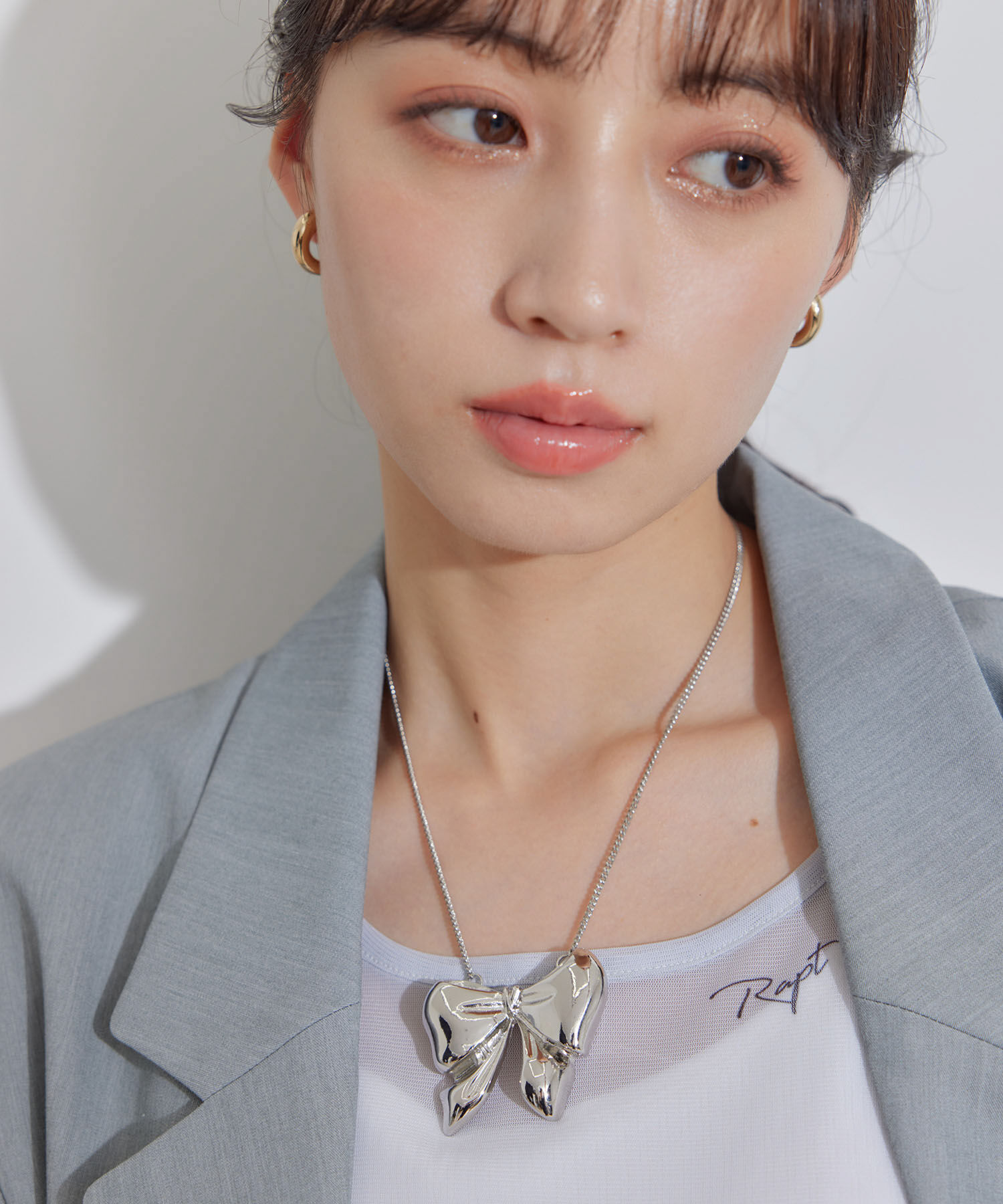 VIS「ビッグリボンネックレス」|ネックレス|