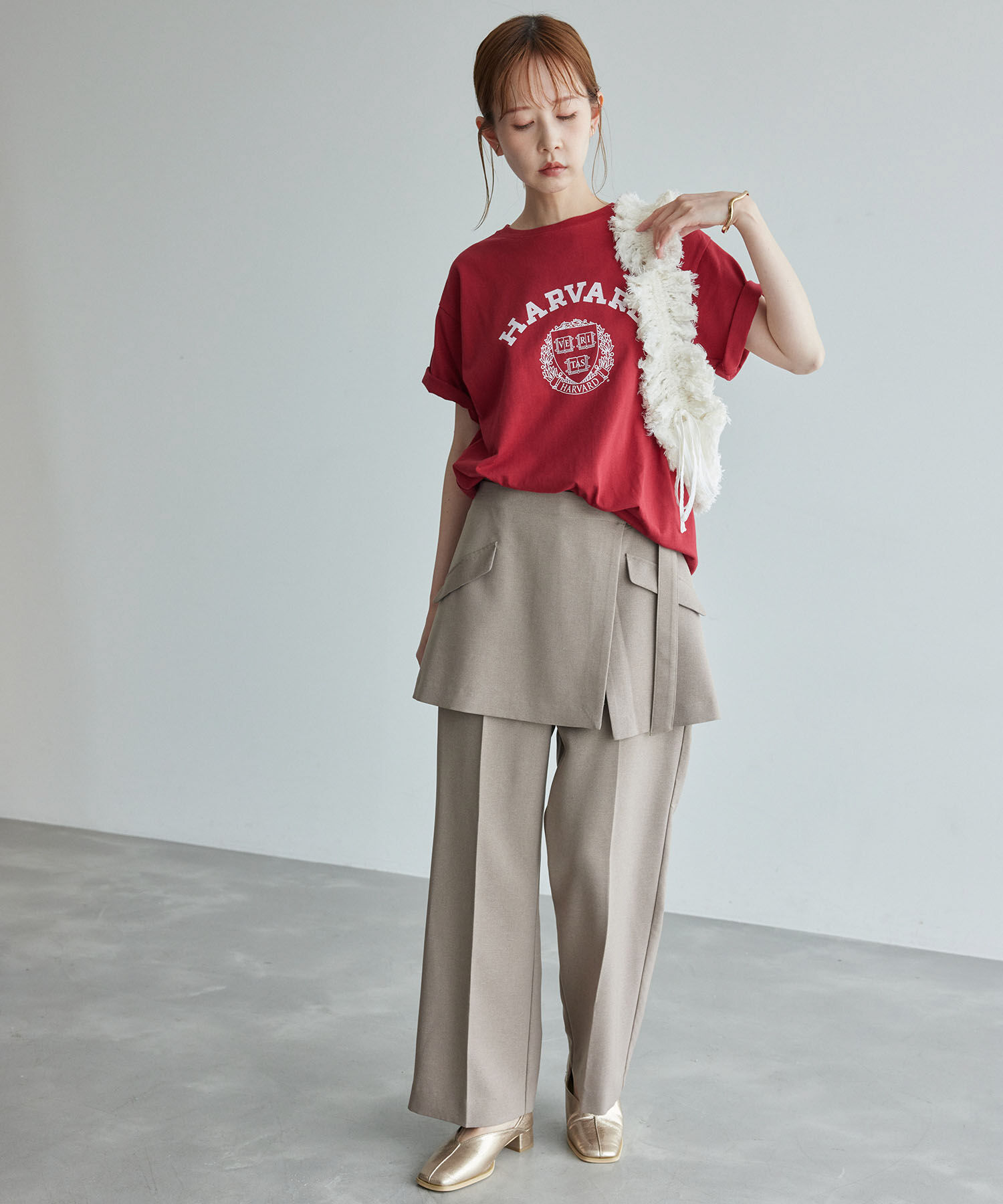 ROPE PICNIC PASSAGE「シャーリングフリルショルダーバッグ」|ショルダー・メッセンジャー|