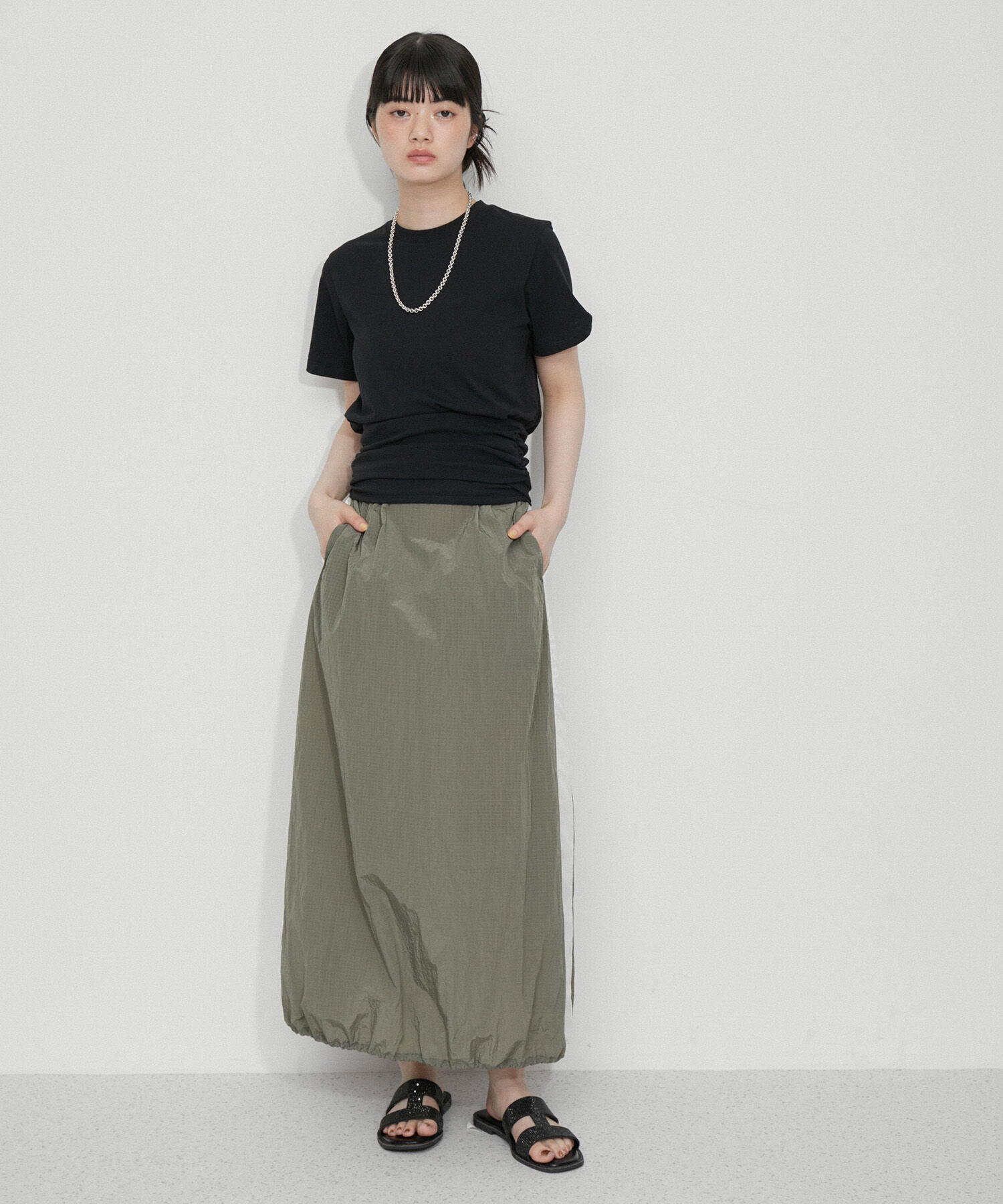 ADAM ET ROPE'「【サステナブル】2wayベアトップTee」|Tシャツ・カットソー|