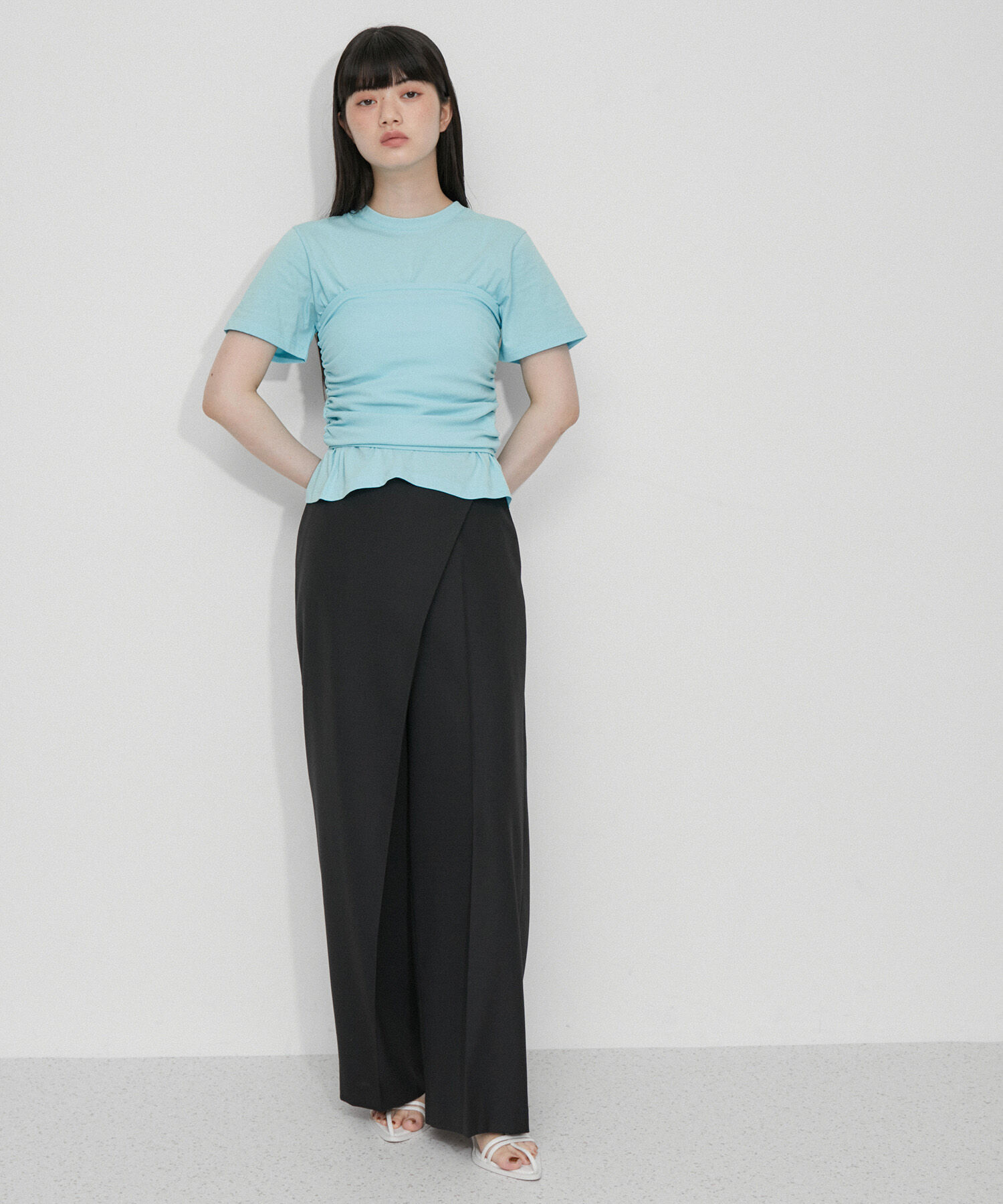 ADAM ET ROPE'「【サステナブル】2wayベアトップTee」|Tシャツ・カットソー|