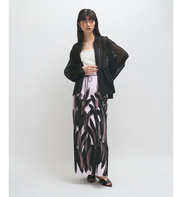 ADAM ET ROPE'「メイクプリントスカート」|スカート|