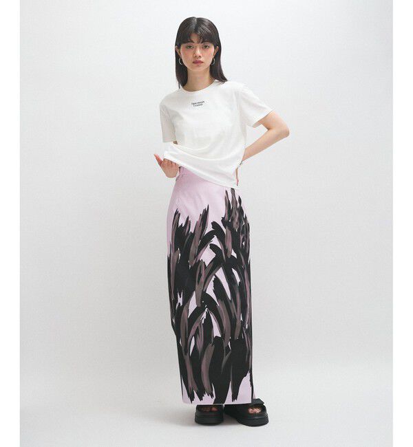 ADAM ET ROPE'「メイクプリントスカート」|スカート|