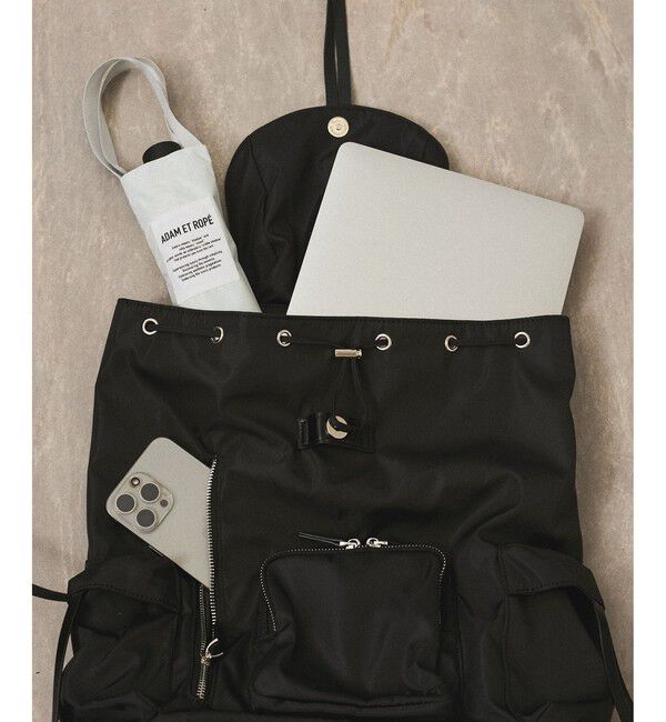 ADAM ET ROPE'「【WEB限定】フラップポケットリュックサック」|リュック|