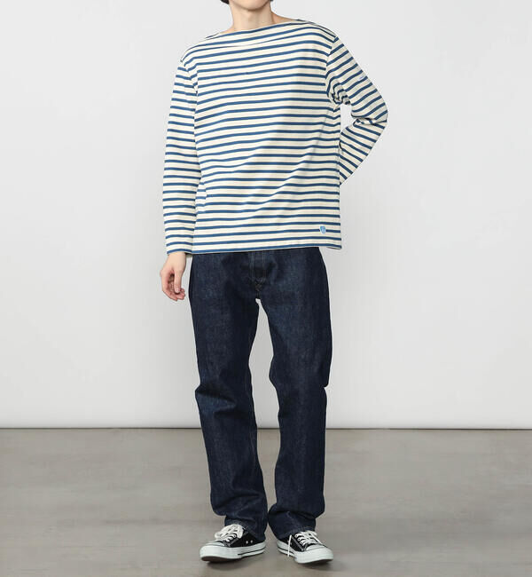 ORCIVAL「ORCIVAL | コットンロード ボートネック フレンチバスクTシャツ MEN」|Tシャツ・カットソー|