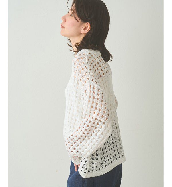  「【Drawing Numbers】アイレットニット」|ニット・セーター|