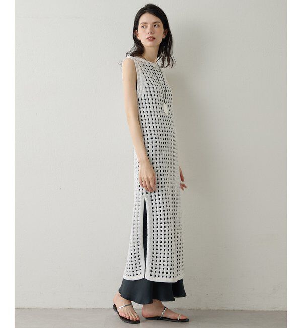  「【Drawing Numbers】アイレットサイドスリットワンピース」|ワンピース|