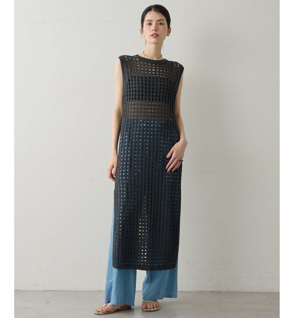  「【Drawing Numbers】アイレットサイドスリットワンピース」|ワンピース|