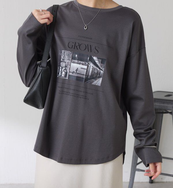  「モノクロフォトロゴロンT」|Tシャツ・カットソー|